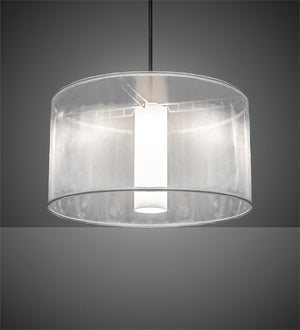 Meyda 36" Wide Cilindro Sheer Pendant '137309