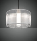 Meyda 36" Wide Cilindro Sheer Pendant '137309
