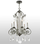 Meyda 24"W Lucerne 6 LT Chandelier '137321