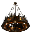 Meyda 48"w Tall Pines Chandel-Air- 137589