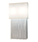 Meyda 15" Wide Francesca 2 Light Wall Sconce '137704