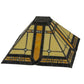 Meyda 13"Sq Sierra Prairie Mission Shade '137957