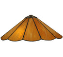 Meyda 16"W X 5.5"H Panel Honey Amber Shade '138050