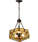 Meyda 20.5"W Peaches Inverted Pendant '138113