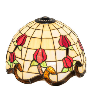 Meyda 12" Wide Roseborder Shade '13865