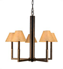 Meyda 24" Wide Rula 5 Light Chandelier '138716