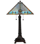 Meyda 26"H Mission Rose Table Lamp '138776