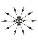 Meyda 62" Long Windsor 14 Light Oblong Chandelier- 138846