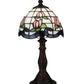 Meyda 14"H Roseborder Mini Lamp '139081