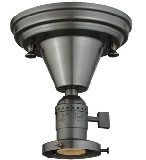 Meyda 5.25"W Revival Paddle Socket 1 LT Flushmount Hardware '139923