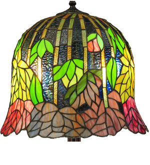Meyda 14" Wide Tiffany Flowering Lotus Shade '140206