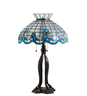 Meyda 31" High Roseborder Table Lamp- 140466