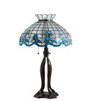 Meyda 31" High Roseborder Table Lamp- 140466