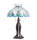 Meyda 31" High Roseborder Table Lamp- 140466