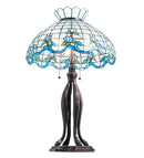 Meyda 31" High Roseborder Table Lamp- 140466