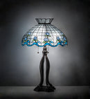 Meyda 31" High Roseborder Table Lamp- 140466