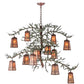 Meyda 52"W Pine Branch Valley View 12 LT Chandelier- 140897