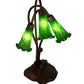 Meyda 16" High Green Pond Lily 3 Light Accent Lamp '14150