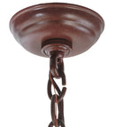 Meyda 28"w Pine Branch Valley View 5 Lt Chandelier - 142072