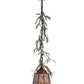 Meyda 5.5"sq Pine Branch Valley View Led Mini Pendant - 142074