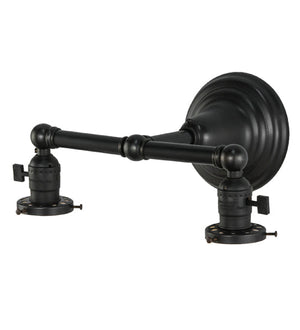 Meyda 12"W Paddle Socket 2 LT Wall Sconce Hardware '142470