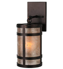 Meyda 5" Wide Black Dog Hanging Wall Sconce '142483