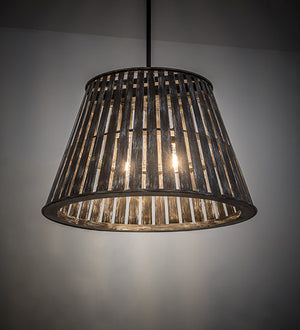 Meyda 31"W Peach Basket Pendant '142776