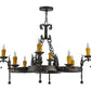 Meyda 42"W Andorra 8 LT Chandelier '142876