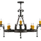 Meyda 42"W Andorra 8 LT Chandelier '142876
