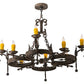 Meyda 42"W Andorra 8 LT Chandelier '142876