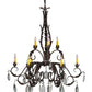 Meyda 38.5" Wide New Country French 9 Light Chandelier- 143064