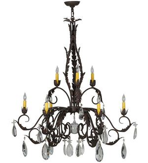 Meyda 38.5" Wide New Country French 9 Light Chandelier- 143064