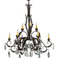 Meyda 38.5" Wide New Country French 9 Light Chandelier- 143064