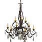 Meyda 38.5" Wide New Country French 9 Light Chandelier- 143064