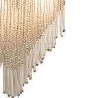 Meyda 6" Wide Fabric & Fringe Floral Night Light '14360