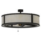 Meyda 36.5"W Smythe Craftsman Chandel-Air - 143992