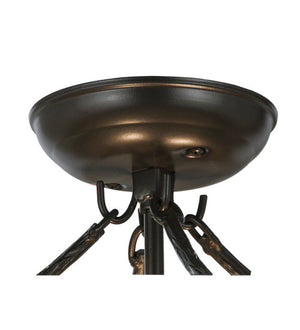 Meyda 15" Wide Timeless Bronze Semi-Flushmount Hardware '144377