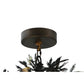 Meyda 52"W Pine Branch Valley View 12 LT W/Uplights LED Chandelier- 145107