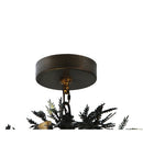Meyda 52"W Pine Branch Valley View 12 LT W/Uplights LED Chandelier- 145107