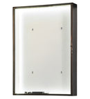 Meyda 26"W Mahogany Bronze 5000K Pure White LED Backlit Display- 145699