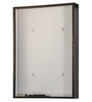 Meyda 26"W Mahogany Bronze 5000K Pure White LED Backlit Display- 145699