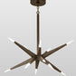 Meyda 38"W Hickory Treasures 12 LT LED Pendant- 145938