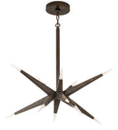 Meyda 38"W Hickory Treasures 12 LT LED Pendant- 145938