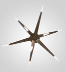 Meyda 38"W Hickory Treasures 12 LT LED Pendant- 145938