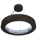 Meyda 25"w Hickory Treasures Led Pendant - 145988