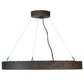 Meyda 32"w Hickory Treasures Led Pendant - 145990