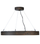 Meyda 32"w Hickory Treasures Led Pendant - 145990