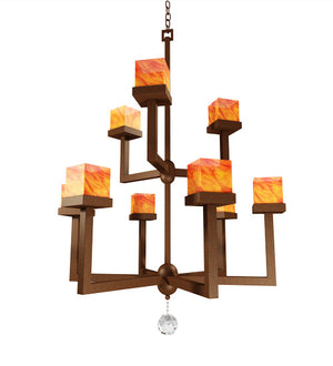 Meyda 48" Wide Vox 9 Light Two Tier Chandelier '146504