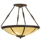 Meyda 30"W Commerce LED Semi-Flushmount - 146575
