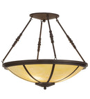 Meyda 30"W Commerce LED Semi-Flushmount - 146575